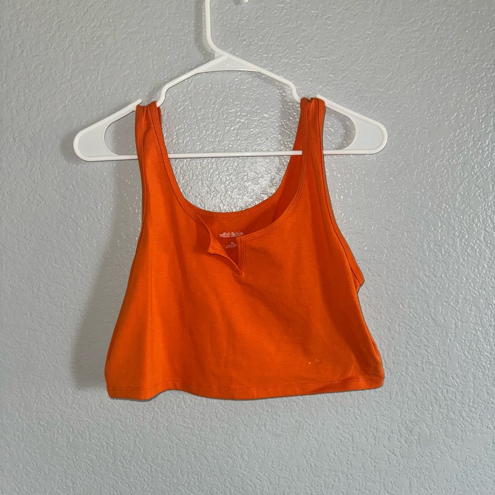 Orange Tank Top